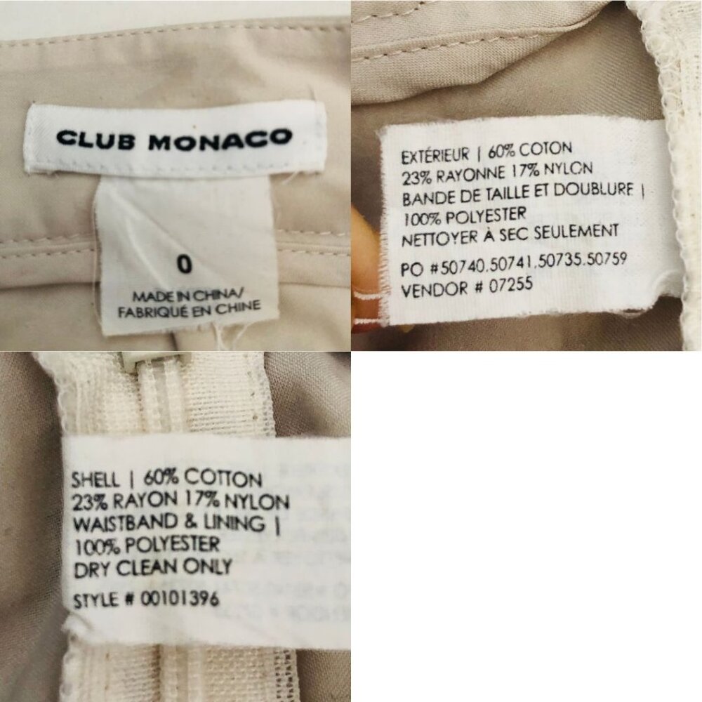 Club Monaco Floral Lace Shorts in White Size 0 - Picture 15 of 15